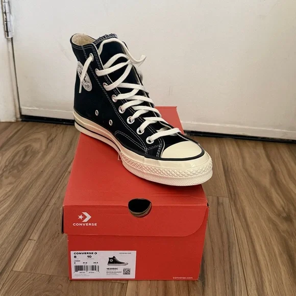 Converse All Star Chuck 70’s - black/cream white - US Men’s 8 - Picture 2 of 4